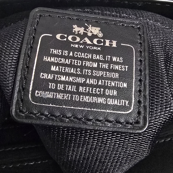 Coach Black Leather Crossbody Bag - Picture 4 of 13
